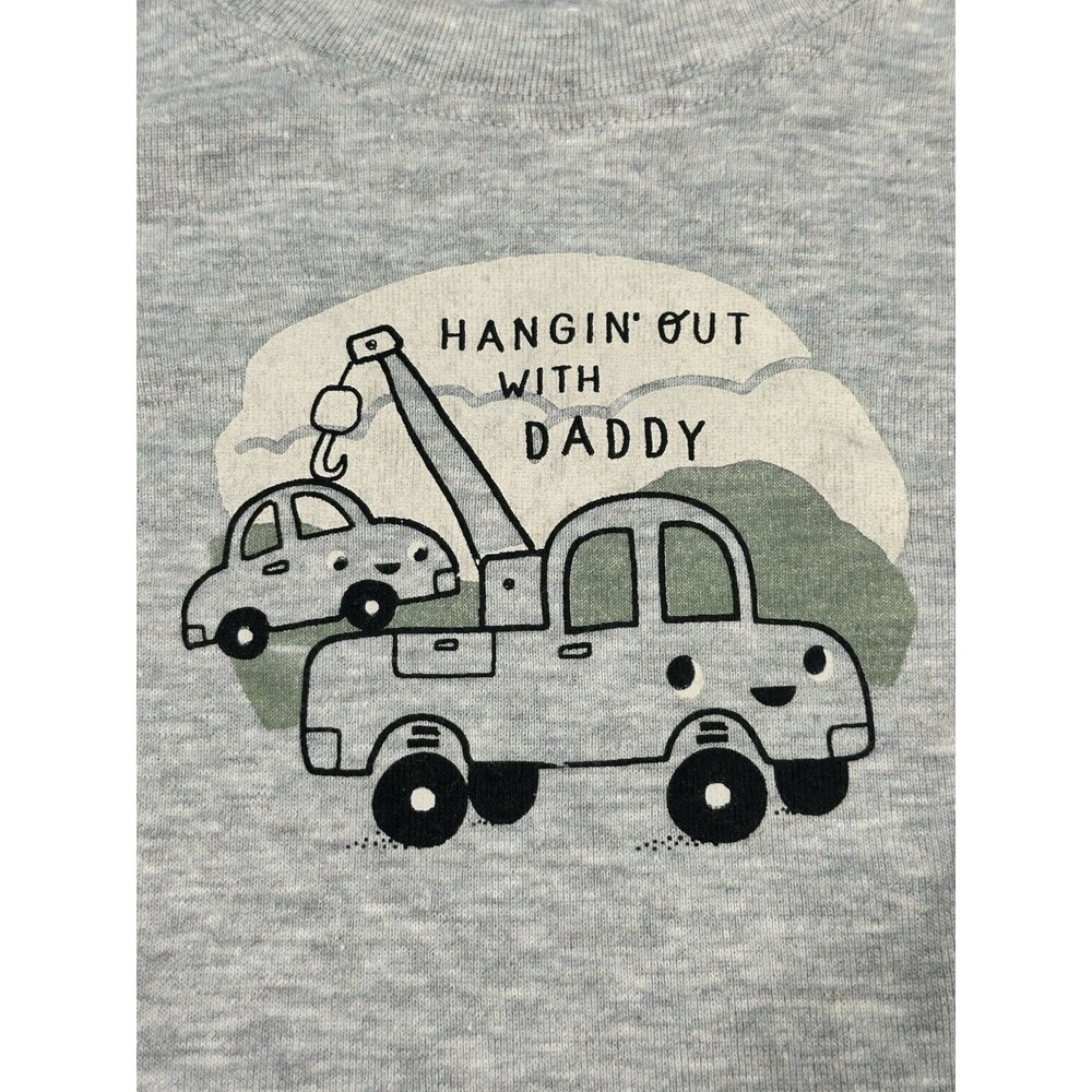 Carter’s Baby 12M “Hangin’ Out With Daddy” Tow Truck One-Piece Bodysuit